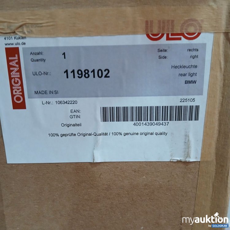 Artikel Nr. 442382: ULO Heckleuchten 1198102 rechts+links