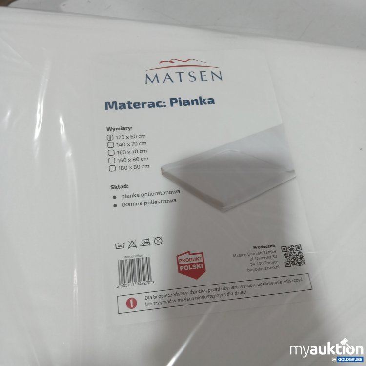 Artikel Nr. 446382 Artikel Nr. 446382: Matsen Pianka 120x60cm