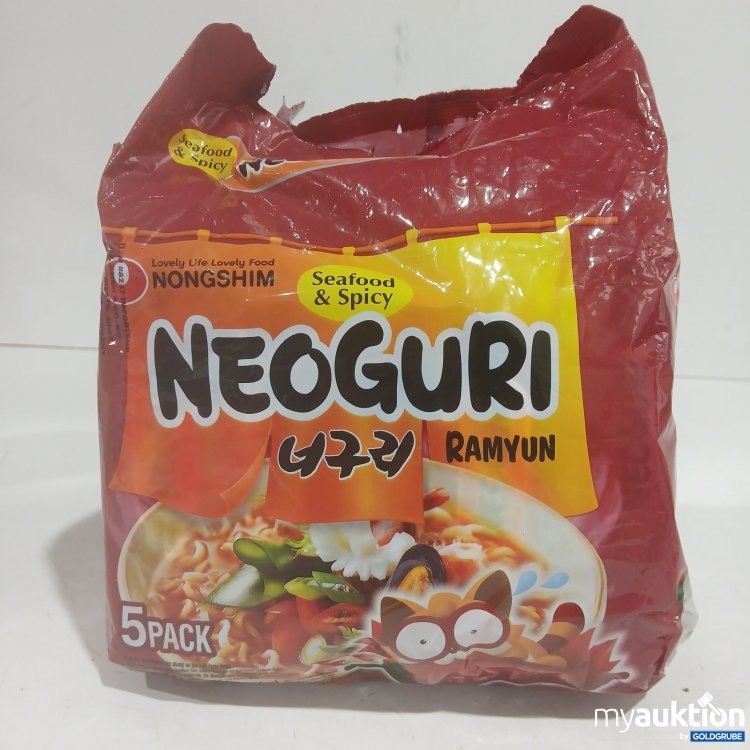Artikel Nr. 477382 Artikel Nr. 477382: NONGSHIM Neoguri Seafood & Spicy Ramyun 5 Pack