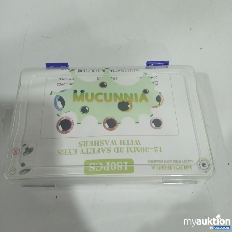 Artikel Nr. 898382: Mucunnia 12-30mm 3D Safety Eyes With Washers 