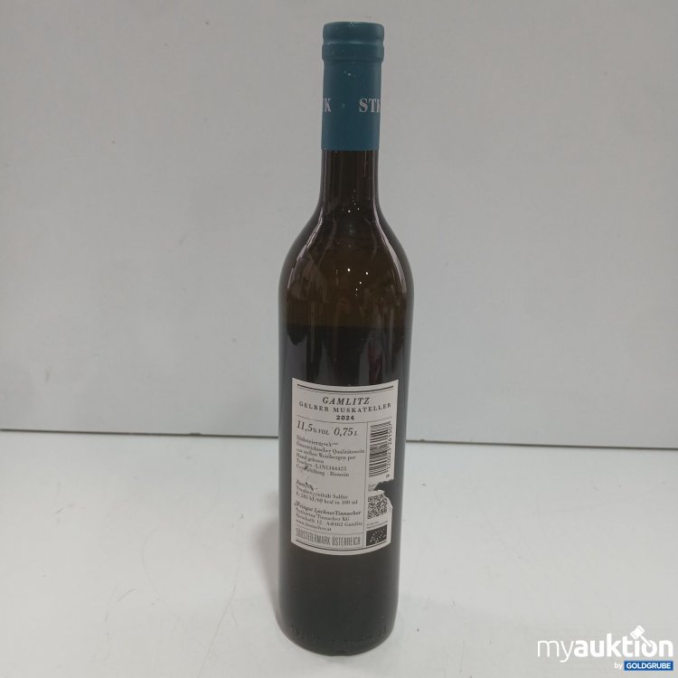 Artikel Nr. 980382: Lackner Tinnacher Gamlitz Gelber Muskateller 0,75cl  