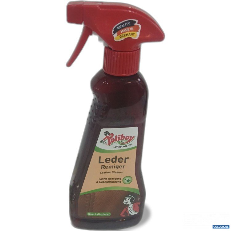 Artikel Nr. 985382: Poliboy Leder Reiniger 375ml + Baumwoll Pflegetuch 