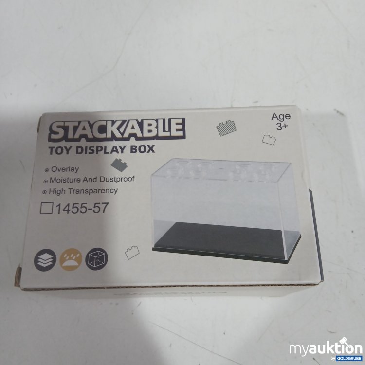 Artikel Nr. 989382 Artikel Nr. 989382: Stackable Toy Display Box 1455-57 3+