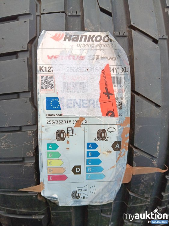 Artikel Nr. 440383 Artikel Nr. 440383: Hankook Ventus S1 evo3 255/35ZR18 94Y