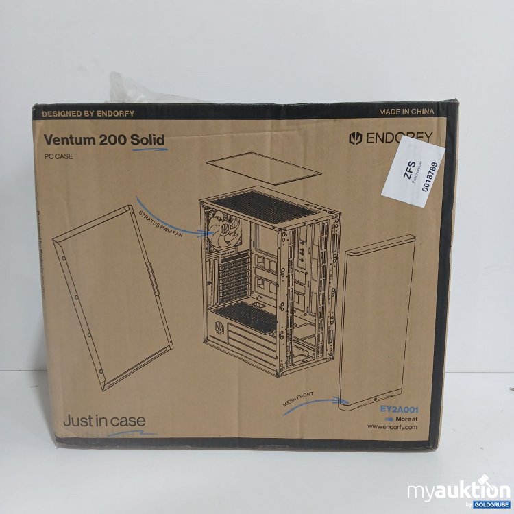 Artikel Nr. 521383 Artikel Nr. 521383: Endorfy Ventum 200 Solid PC Case 373x440x211mm