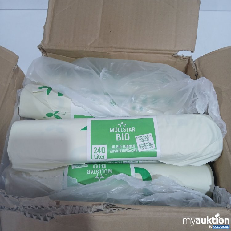 Artikel Nr. 524383: Müllstar Bio 10-Bio Tonnen Auskleidesäcke 240L 9Stk 