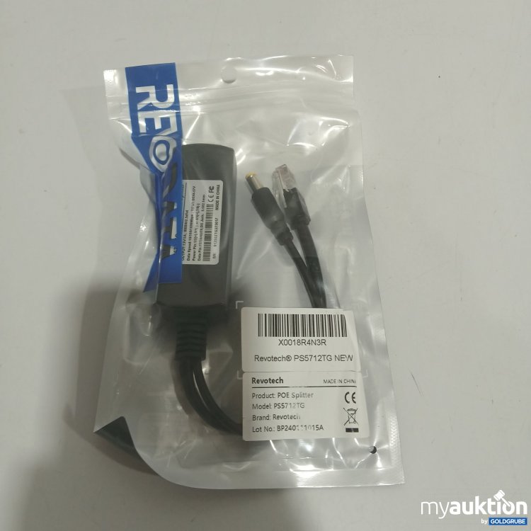 Artikel Nr. 879383 Artikel Nr. 879383: Revotech POE Splitter PS5712TG