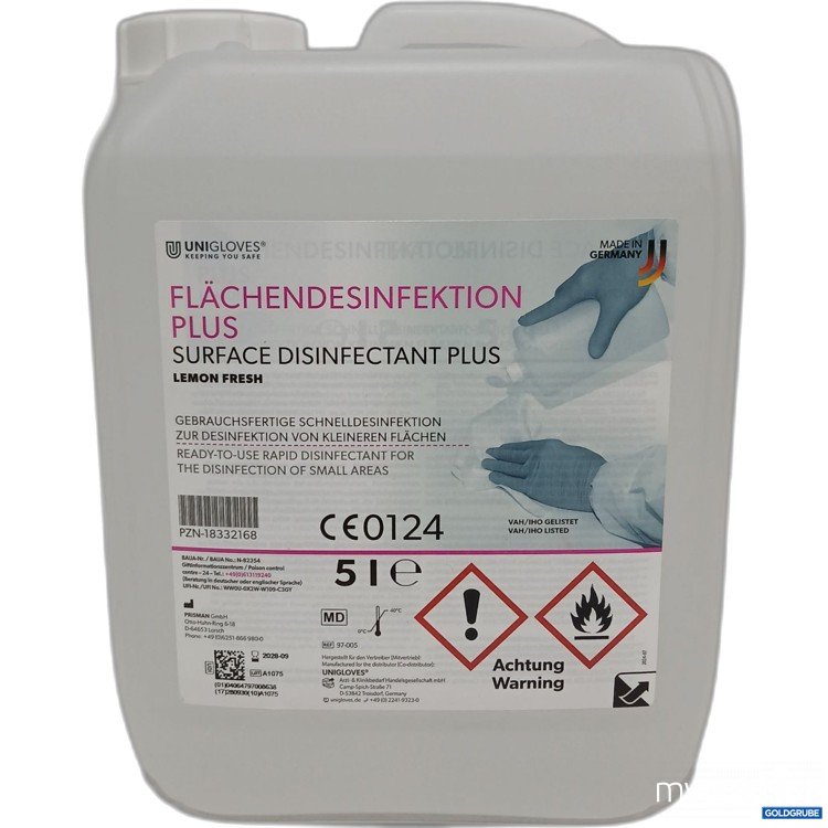 Artikel Nr. 953383: Unigloves Flächendesinfektion Plus 5l 