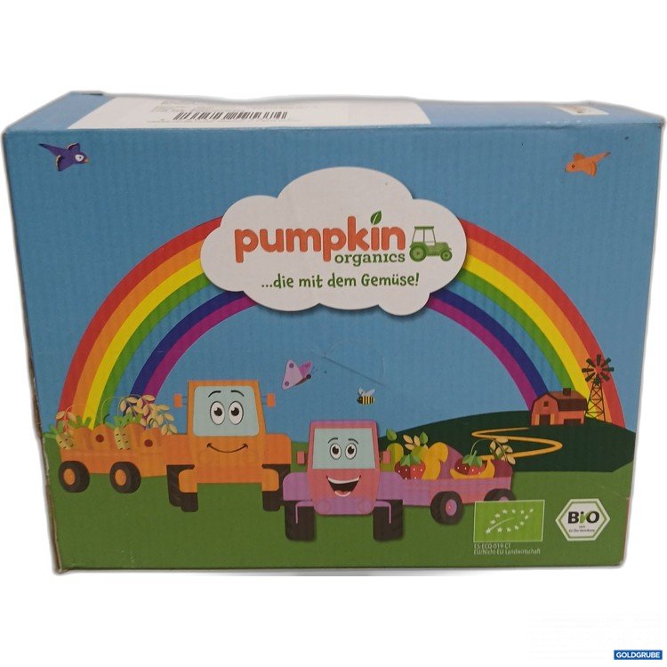 Artikel Nr. 956383: Pumpkin Bio Quetschie Süßkartoffeln, Kürbis, Karotte,Erdbeere 100g x 8stk 