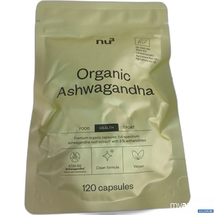 Artikel Nr. 959383: Nu3 Organic Ashwagandha 120Capsules 