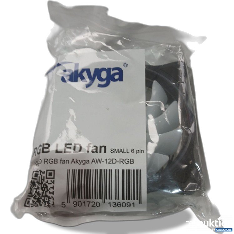 Artikel Nr. 987383 Artikel Nr. 987383: Akyga RGB LED fan small 6 pin