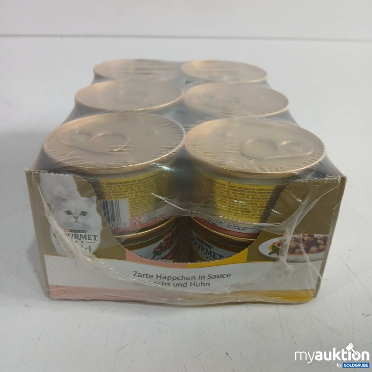 Artikel Nr. 990383: Purina Gourmet Zarte Häppchen in Sauce mit Lachs & Huhn 12x85g 