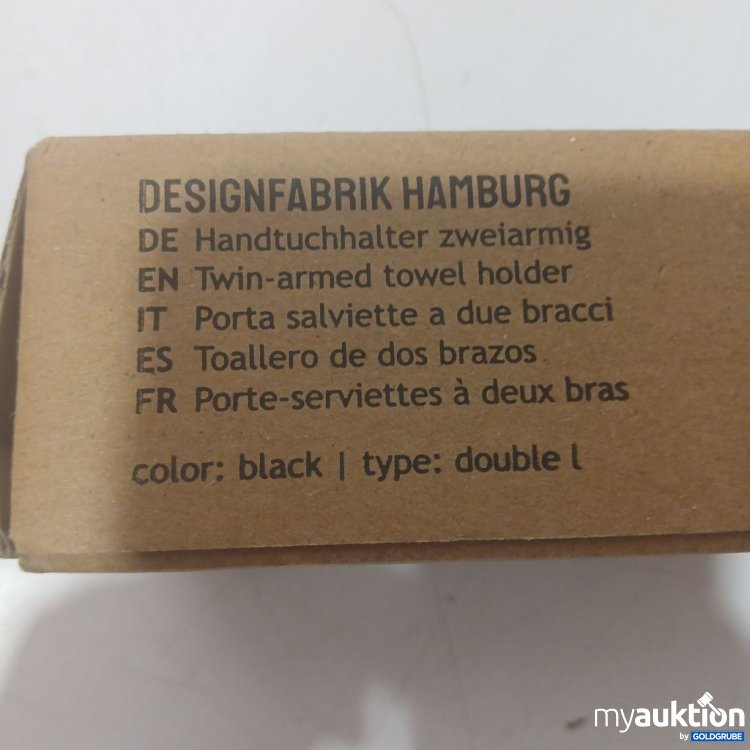 Artikel Nr. 993383 Artikel Nr. 993383: DESIGNFABRIK Handtuchhalter zweiarmig Typ: double l