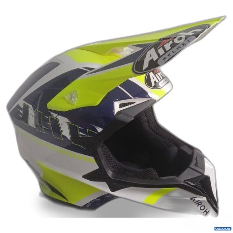 Artikel Nr. 465384 Artikel Nr. 465384: Airoh Helm Wraaap Feel Yellow/Blue Gloss Größe S
