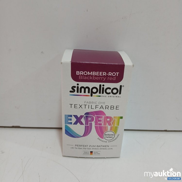 Artikel Nr. 468384 Artikel Nr. 468384: simplicol Textilfarbe Expert Brombeer-Rot 150g