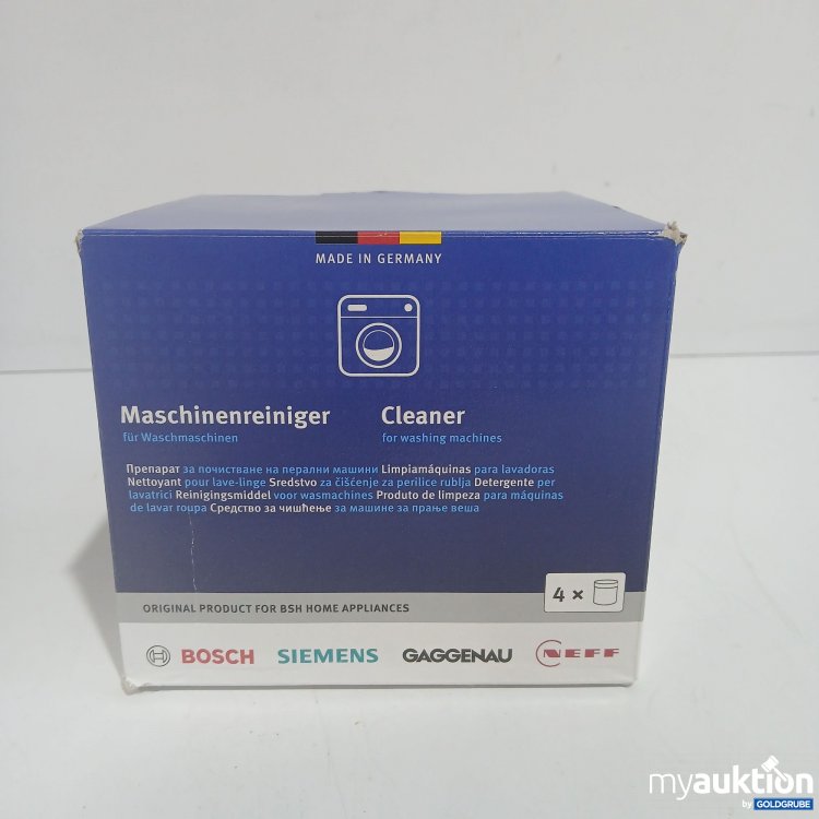 Artikel Nr. 519384 Artikel Nr. 519384: Bosch Maschinenreiniger 4x200g