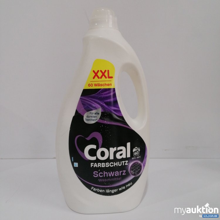 Artikel Nr. 827384 Artikel Nr. 827384: Coral Farbschutz Schwarz Waschmittel XXL 60 Waschgänge