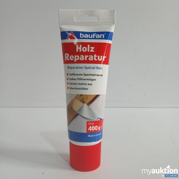 Artikel Nr. 858384 Artikel Nr. 858384: Baufan Holz Reperatur hellbraun Spachtelmasse 400g