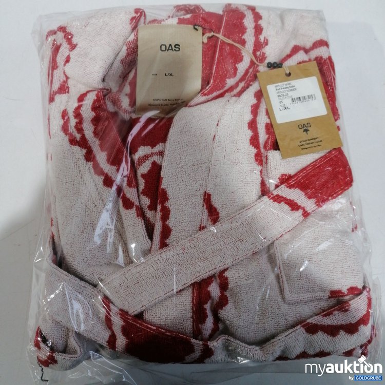 Artikel Nr. 888384 Artikel Nr. 888384: Oas Bademantel Red Paisley Robe
