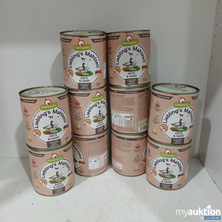 Artikel Nr. 978384: GranataPet Lieblings Mahlzeit Ente & Gans 10x800g