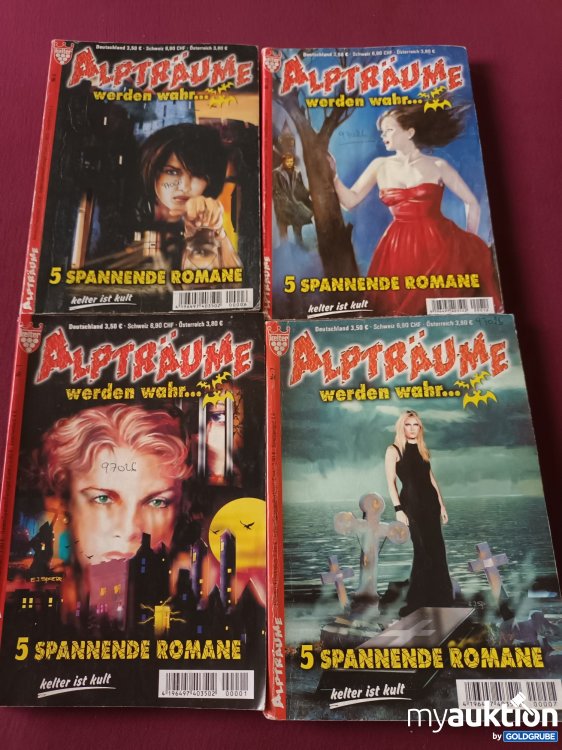 Artikel Nr. 999384 Artikel Nr. 999384: 4 x Alpträume Sammelband Grusel Romane (=20 Stück)