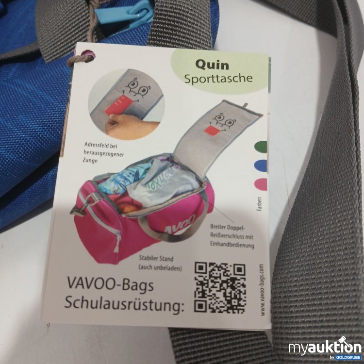 Artikel Nr. 445385 Artikel Nr. 445385: Vavoo Quin Sporttasche Farbe Blau ca 29x23x19h