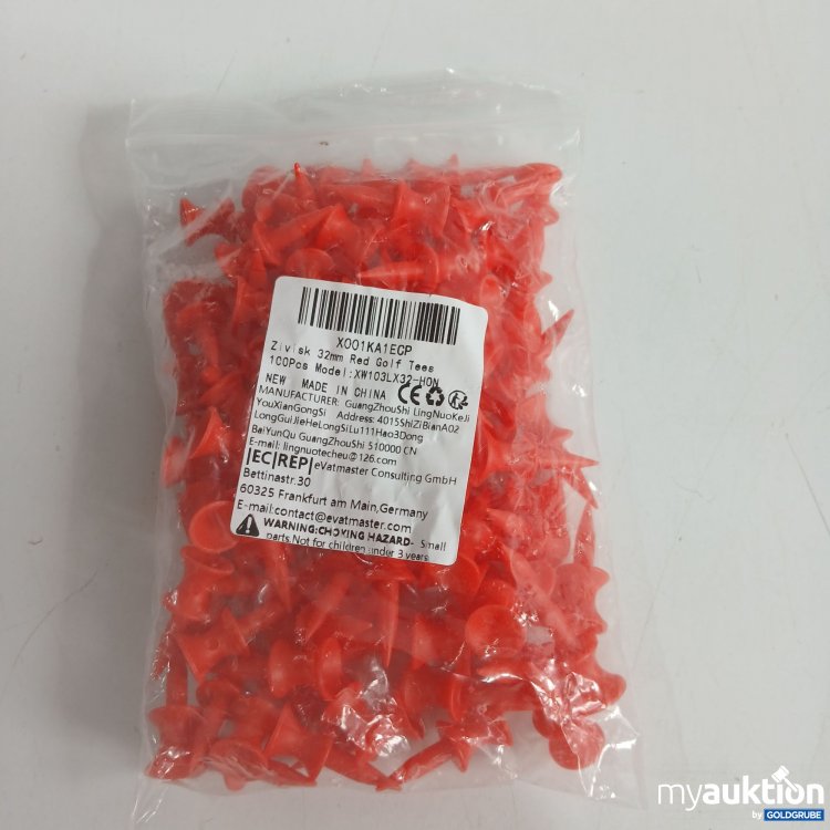 Artikel Nr. 858385 Artikel Nr. 858385: Zivisk 32mm Red Golf Tees