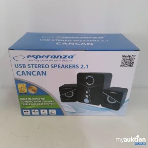 Auktion Esperanza 2.1 USB speaker CANCAN 