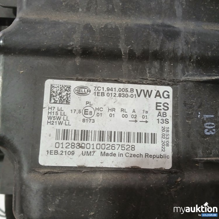 Artikel Nr. 445386 Artikel Nr. 445386: VW AG Heller Autoscheinwerfer 7C1.941.005B
