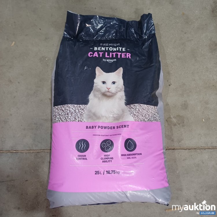 Artikel Nr. 467386 Artikel Nr. 467386: 25 l Bentonite Cat Litter Baby Powder Scent 18,75 kg