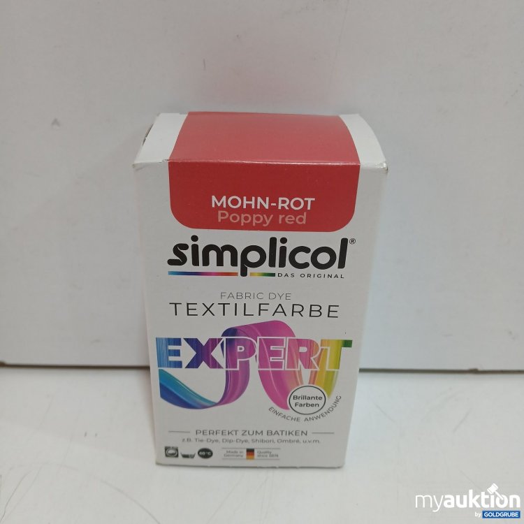 Artikel Nr. 468386: simplicol Textilfarbe Expert Mohn-Rot 150g