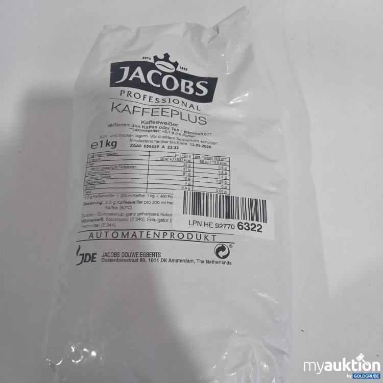 Artikel Nr. 848386 Artikel Nr. 848386: Jacobs Kaffeeplus Kaffeeweißer gemahlen 1kg