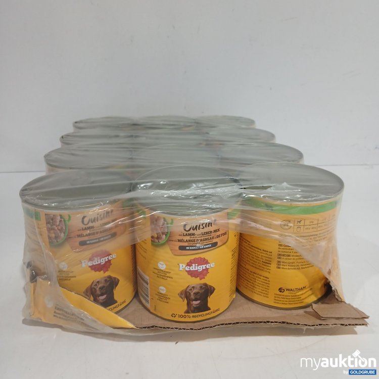 Artikel Nr. 866386: Pedigree Cuisine Lamm Leber Mix in Sauce Hundefutter 12x800g