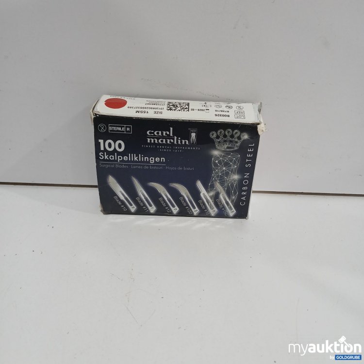 Artikel Nr. 892386: Carl Marlin Skalpellklingen 100 Stück 