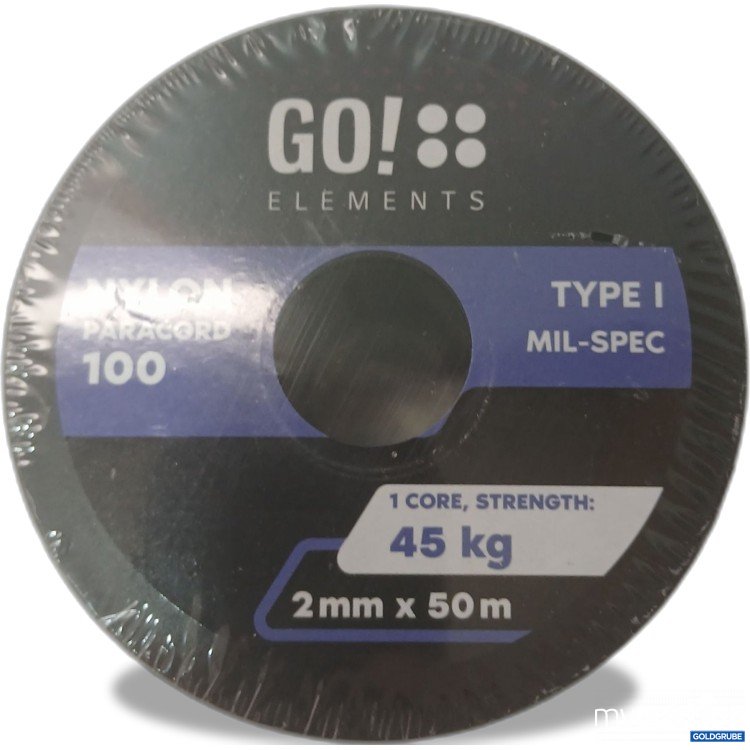 Artikel Nr. 933386 Artikel Nr. 933386: GO! Elements Nylon Paracord 100 Type I Mil-Spec 2mmx50m Farbe Olive