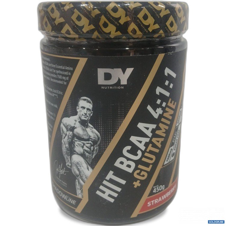 Artikel Nr. 988386 Artikel Nr. 988386: DY Nutrition Hit BCAA 4:1:1 + Glutamine Strawberry 450g