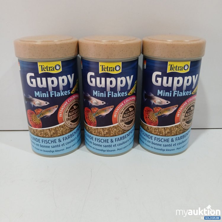 Artikel Nr. 770387 Artikel Nr. 770387: Tetra Guppy Mini Flakes 3x 75g/250ml