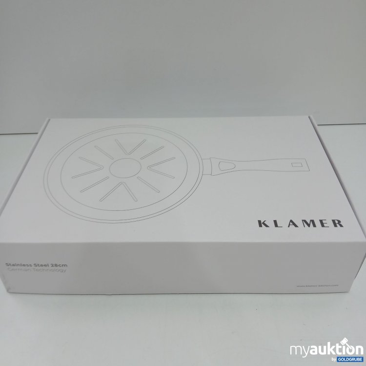Artikel Nr. 853387: Klamer Stainless Stell Pfanne 28cm