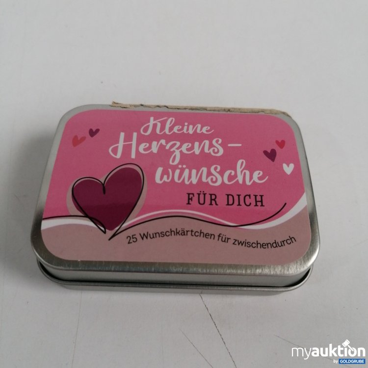 Artikel Nr. 859387: Metallbox kleine Herzenswünsche für dich 