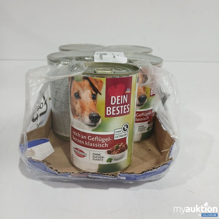 Artikel Nr. 866387: DM Dein Bestes Hundefutter reich an Geflügelherzen klassisch 5x400g