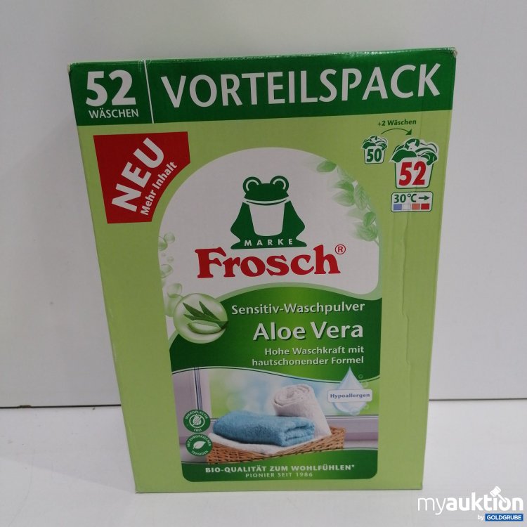 Artikel Nr. 877387 Artikel Nr. 877387: Frosch Sensitiv Waschpulver Aloe Vera 3,432kg