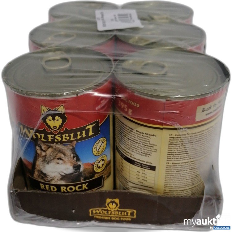 Artikel Nr. 896387: Wolfsblut Red Rock Känguru mit Kürbis 6x395g