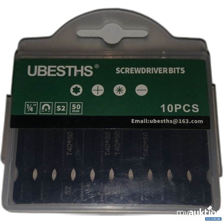 Artikel Nr. 922387: UBESTHS Schraubendreherbits 10PCS
