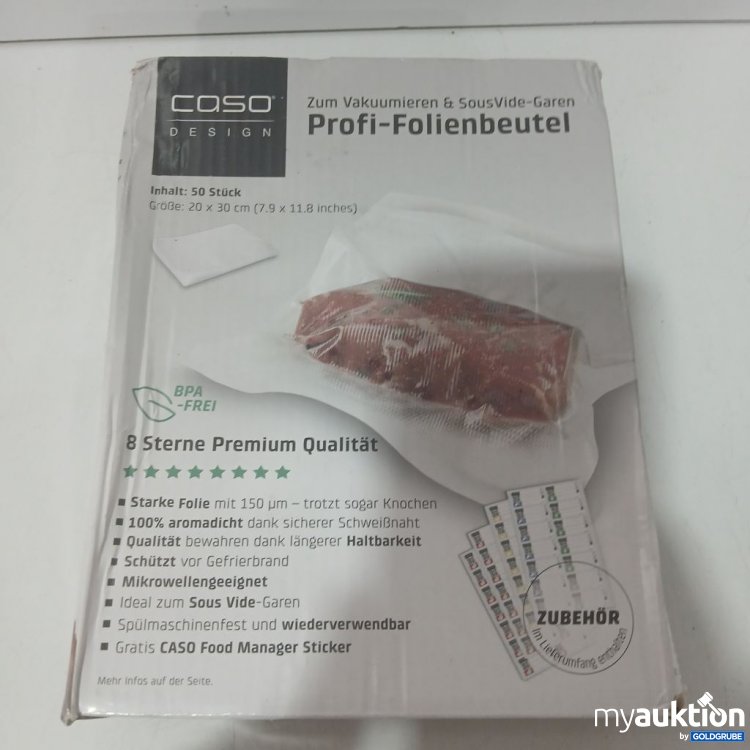 Artikel Nr. 993387 Artikel Nr. 993387: CASO DESIGN Profi-Folienbeutel 20x30 cm