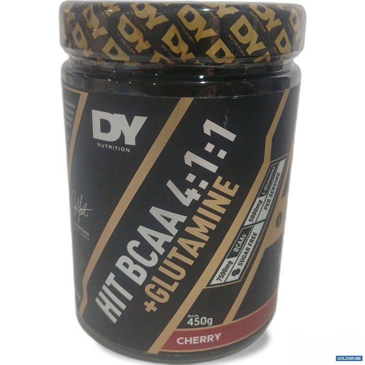 Artikel Nr. 988388 Artikel Nr. 988388: DY Nutrition Hit BCAA 4:1:1 + Glutamine cherry 450g