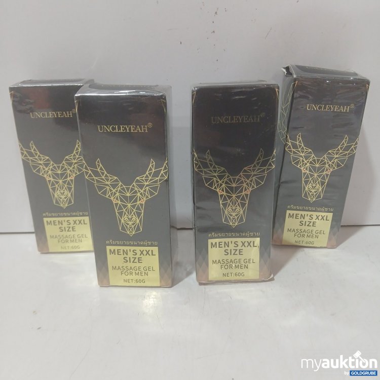 Artikel Nr. 464389: UNCLEYEAH Massage Gel for Men's XXL
 4x 60 g