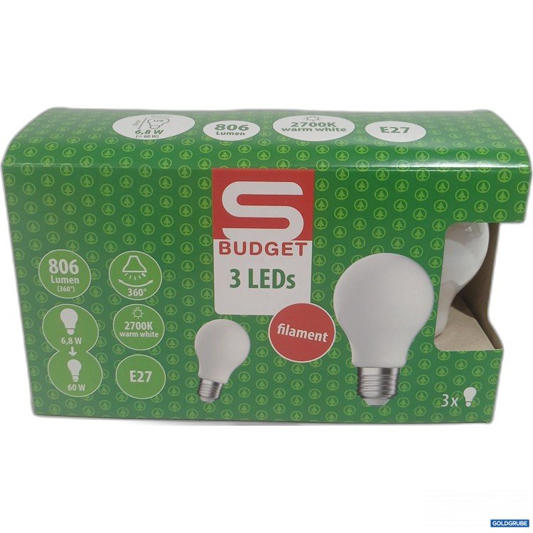Artikel Nr. 525389 Artikel Nr. 525389: SBudget 3LEDs filament E27