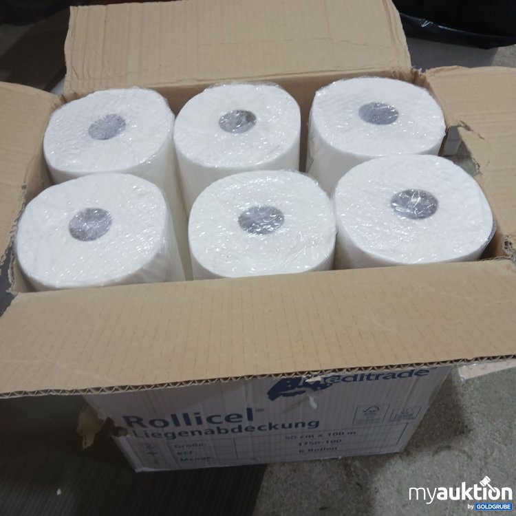 Artikel Nr. 853389: Meditrade Rollicel Liegenabdeckung 50cm x100m 6 Rollen 