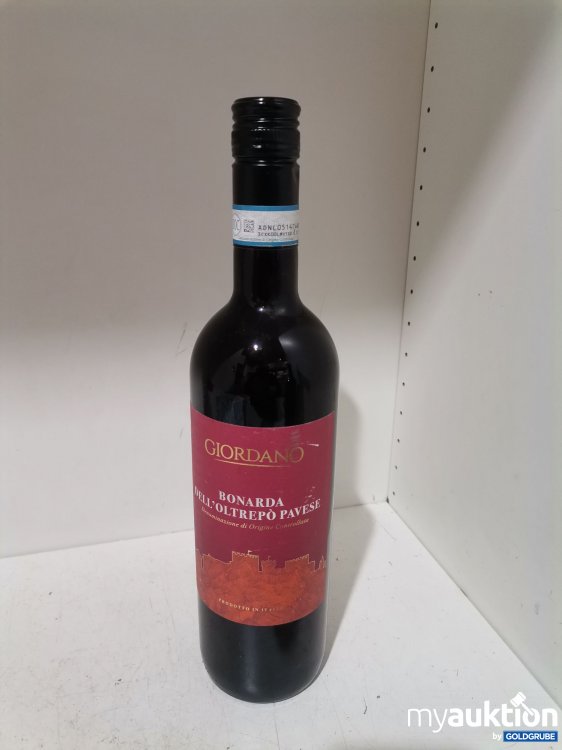 Artikel Nr. 899389: Giordano Bonarda delk' Oltrepo Pavese 0,75l 