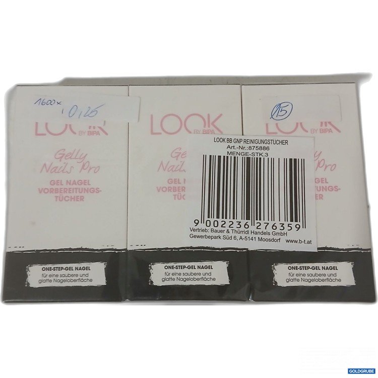 Artikel Nr. 929389: Look Gelly Nails Pro Gel Vorbereitungstücher 3x30Stk